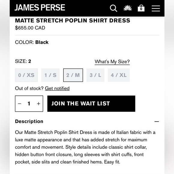 James Perse M GUC/EUC linen deep navy full length dress shirt dress - Picture 13 of 15